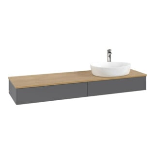 V&B Meuble sous lavabo sans structure de façade Antao 160x50cm, HL, WBP hon. Oa, A m Lac