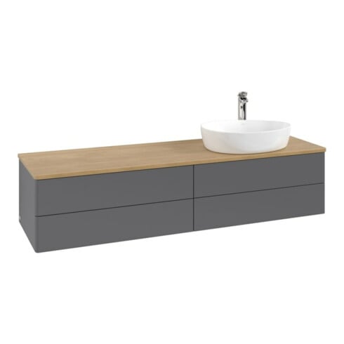 V&B Meuble sous lavabo sans structure de façade Antao 160x50cm, HL, WBP hon. Oa, A m Lac