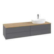 V&B Meuble sous lavabo sans structure de façade Antao 160x50cm, HL, WBP hon. Oa, A m Lac-3