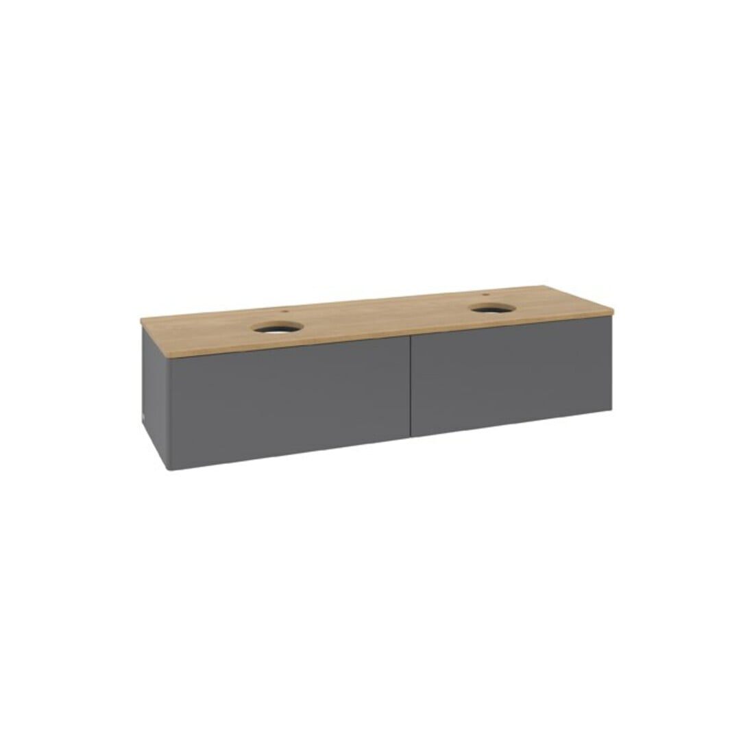 V&B Meuble sous-lavabo sans structure de façade Antao 160x50cm, HL, WBP hon. Oa, A m Lac