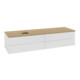 V&B Meuble sous-lavabo sans structure de façade Antao 160x50cm, HL, WBP hon. Oa, blanc brillant Lac-1