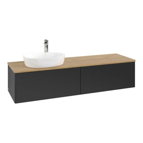 V&B Meuble sous lavabo sans structure de façade Antao 160x50cm, HL, WBP hon. Oa, bleu m Lac