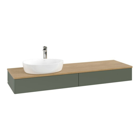 V&B Meuble sous lavabo sans structure de façade Antao 160x50cm, HL, WBP hon. Oa, lea gre. m La