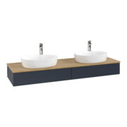 V&B Meuble sous-lavabo sans structure de façade Antao 160x50cm, HL, WBP hon. Oa, md bl. m Lac-3
