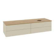V&B Meuble sous-lavabo sans structure de façade Antao 160x50cm, HL, WBP hon. Oa, si Gr m Lac-4