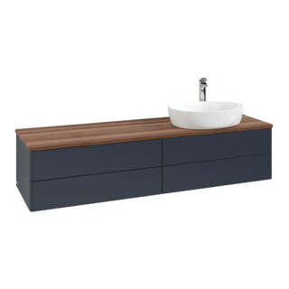 V&B Meuble sous lavabo sans structure de façade Antao 160x50cm, HL, WBP w. wal, md bl. m Lac