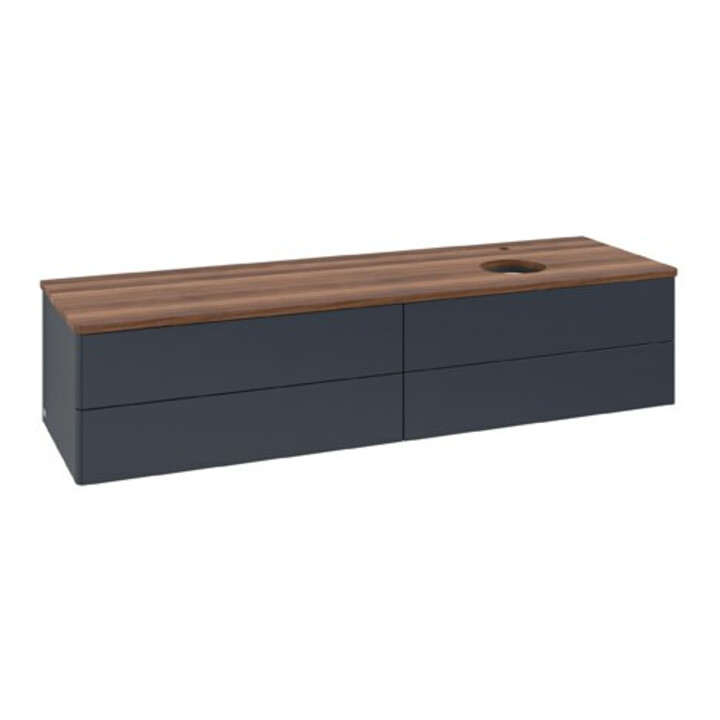 V&B Meuble sous lavabo sans structure de façade Antao 160x50cm, HL, WBP w. wal, md bl. m Lac