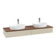 V&B Meuble sous lavabo sans structure de façade Antao 160x50cm, HL, WBP w. wal, si Gr m Lac