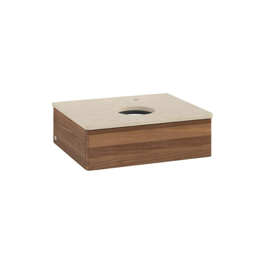 V&B Meuble sous-lavabo sans structure de façade Antao 60x19x50 cm, HL, couleur WBP botti., w. wal