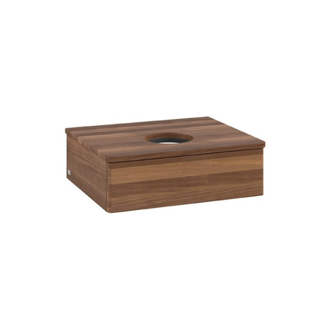 V&B Meuble sous lavabo sans structure de façade Antao 60x19x50cm, couleur WBP w. noyer