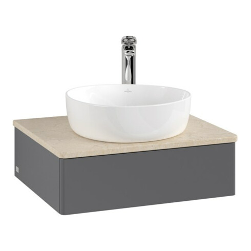 V&B Meuble sous lavabo sans structure de façade Antao 60x19x50cm, HL, WBP botti., A m Lac