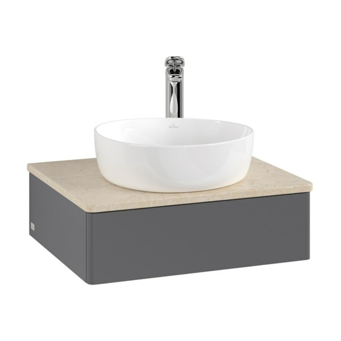 V&B Meuble sous lavabo sans structure de façade Antao 60x19x50cm, HL, WBP botti., A m Lac