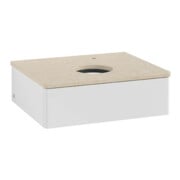 V&B Meuble sous lavabo sans structure de façade Antao 60x19x50cm, HL, WBP botti., blanc brillant Lac
