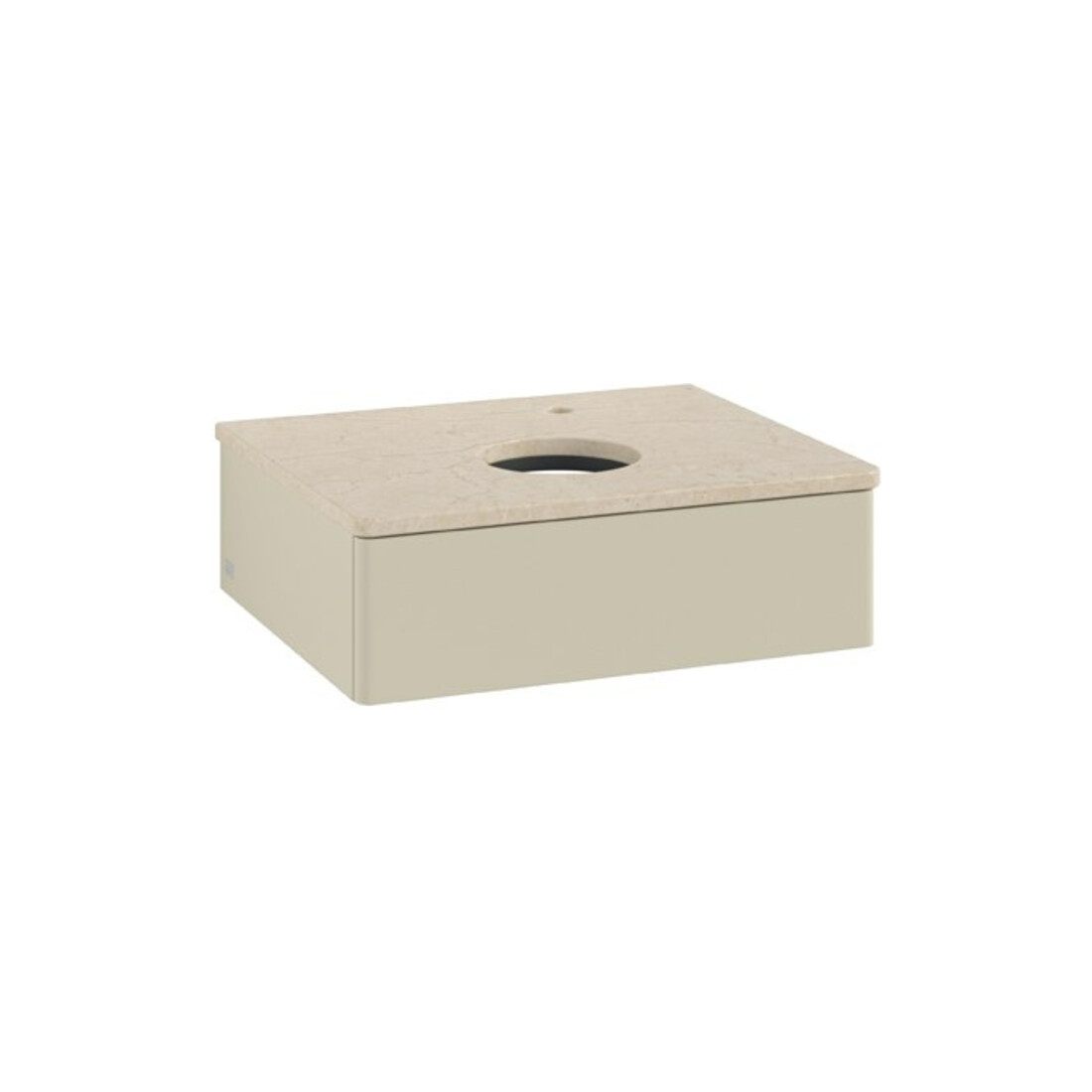 V&B Meuble sous lavabo sans structure de façade Antao 60x19x50cm, HL, WBP botti., si Gr m Lac