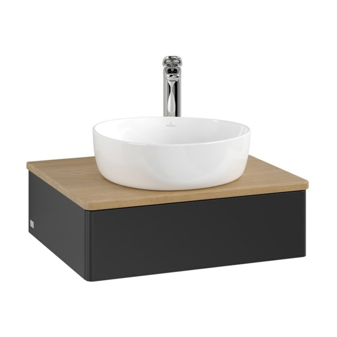 V&B Meuble sous lavabo sans structure de façade Antao 60x19x50cm, HL, WBP hon. Oa, bleu m Lac