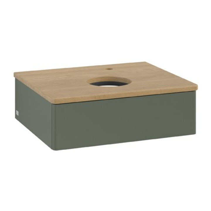 V&B Meuble sous lavabo sans structure de façade Antao 60x19x50cm, HL, WBP hon. Oa, le g. m Lac