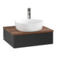 V&B Meuble sous-lavabo sans structure de façade Antao 60x19x50cm, HL, WBP w. wal, bla m Lac-1
