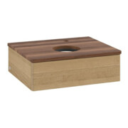 V&B Meuble sous lavabo sans structure de façade Antao 60x19x50cm, HL, WBP w. wal, hon. Oa-3