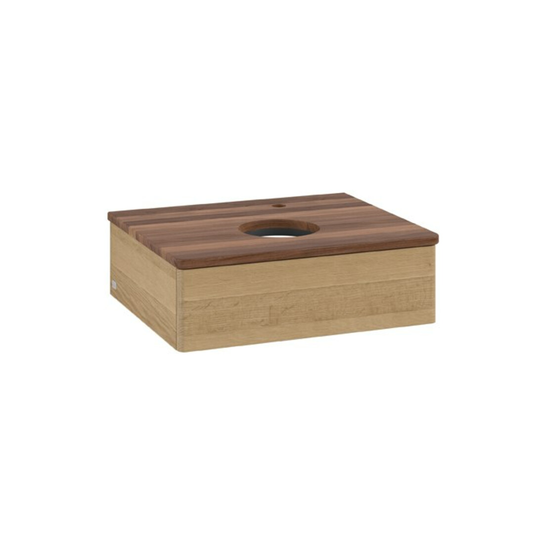 V&B Meuble sous lavabo sans structure de façade Antao 60x19x50cm, HL, WBP w. wal, hon. Oa