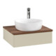 V&B Meuble sous lavabo sans structure de façade Antao 60x19x50cm, HL, WBP w. wal, si Gr m Lac-3