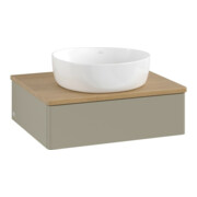 V&B Meuble sous-lavabo sans structure de façade Antao 60x19x50cm, WBP hon. Oa, st. Gr m Lac