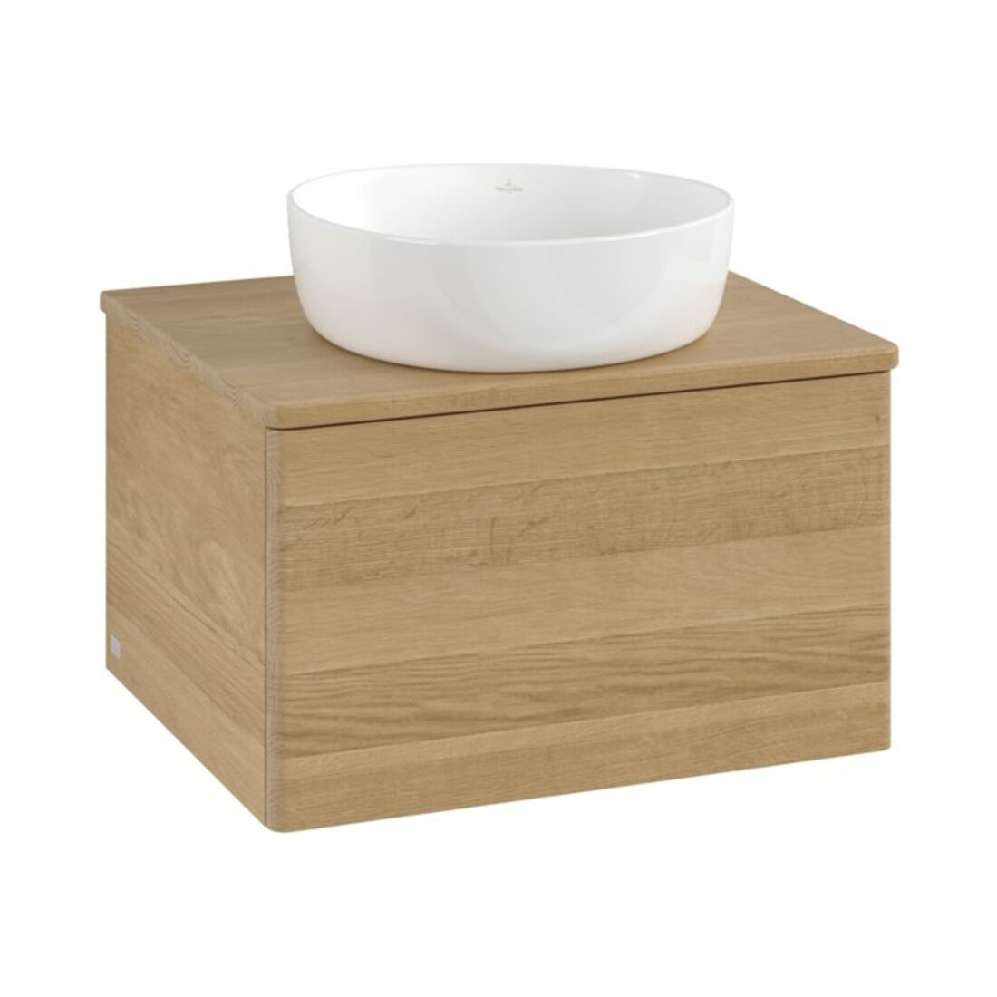 V&B Meuble sous lavabo sans structure de façade Antao 60x36x50 cm, couleur WBP chêne miel Oa, honey oak