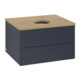 V&B Meuble sous lavabo sans structure de façade Antao 60x36x50 cm, HL, WBP hon. Oa, md b m Lac-4