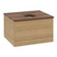 V&B Meuble sous lavabo sans structure de façade Antao 60x36x50 cm, WBP couleur chêne miel-3