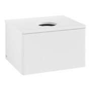 V&B Meuble sous-lavabo sans structure de façade Antao 60x36x50cm, couleur WBP Lac, blanc laqué