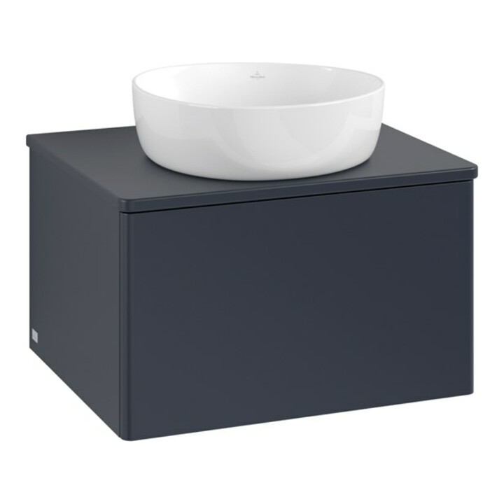 V&B Meuble sous-lavabo sans structure de façade Antao 60x36x50cm, couleur WBP Lac, md bl. m Lac