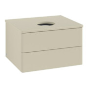 V&B Meuble sous lavabo sans structure de façade Antao 60x36x50cm, couleur WBP Lac, si Gr m Lac