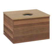 V&B Meuble sous lavabo sans structure de façade Antao 60x36x50cm, couleur WBP miel, noyer-4