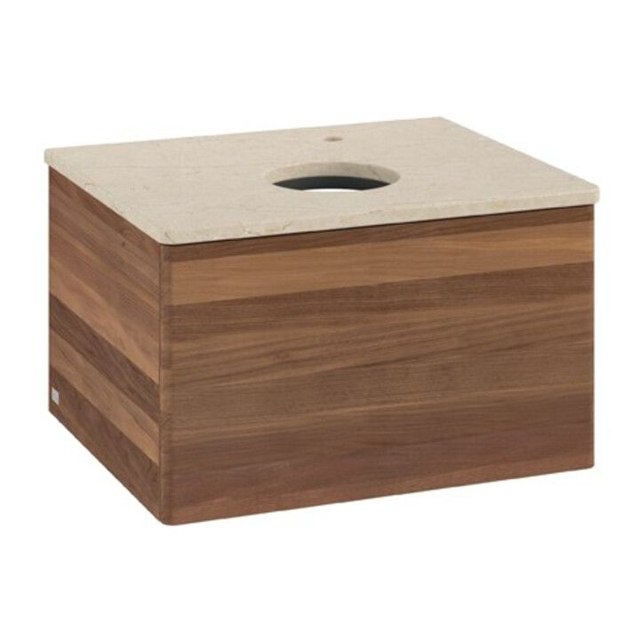 V&B Meuble sous lavabo sans structure de façade Antao 60x36x50cm, HL, couleur WBP botti., w. wal