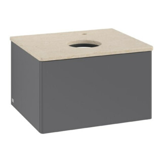 V&B Meuble sous lavabo sans structure de façade Antao 60x36x50cm, HL, WBP botti., A m Lac