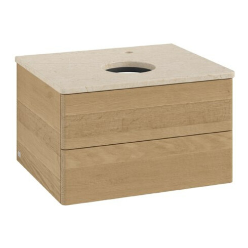 V&B Meuble sous-lavabo sans structure de façade Antao 60x36x50cm, HL, WBP botti., hon. Oa