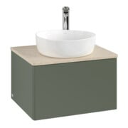 V&B Meuble sous lavabo sans structure de façade Antao 60x36x50cm, HL, WBP botti., le g. m Lac
