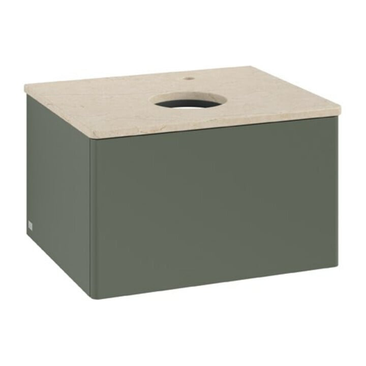 V&B Meuble sous lavabo sans structure de façade Antao 60x36x50cm, HL, WBP botti., le g. m Lac