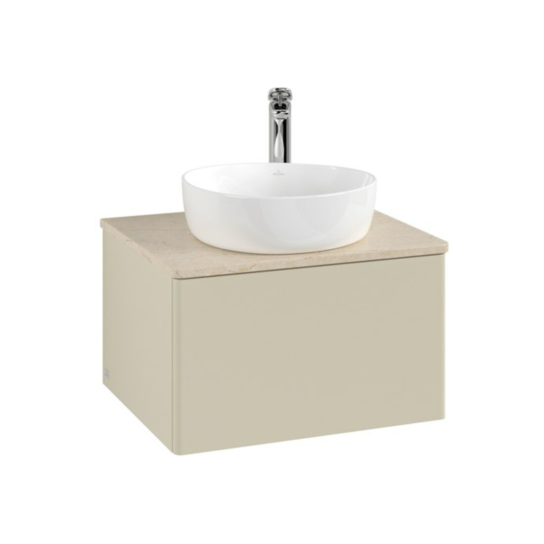 V&B Meuble sous lavabo sans structure de façade Antao 60x36x50cm, HL, WBP botti., si Gr m Lac