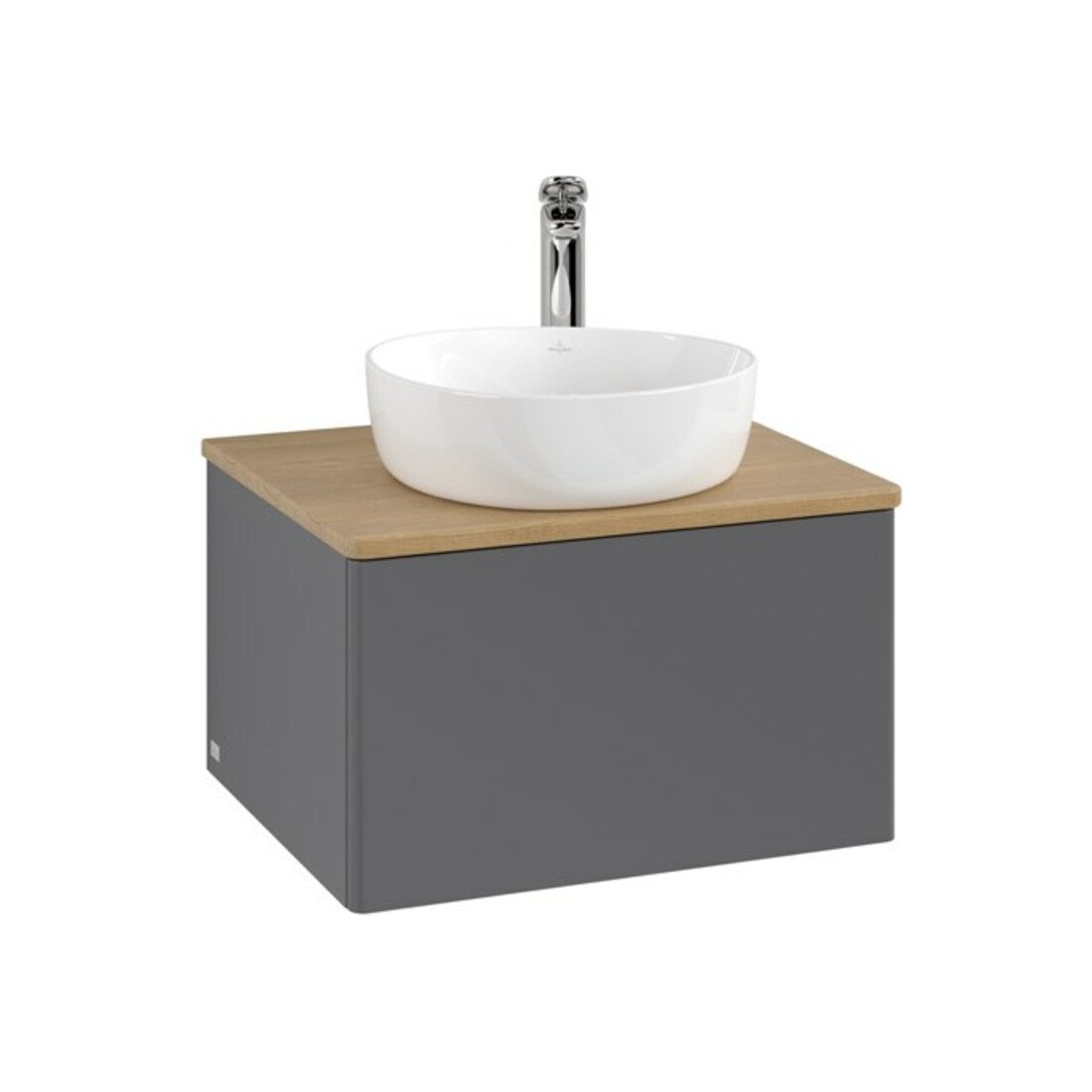 V&B Meuble sous lavabo sans structure de façade Antao 60x36x50cm, HL, WBP hon. Oa, A m Lac