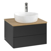 V&B Meuble sous lavabo sans structure de façade Antao 60x36x50cm, HL, WBP hon. Oa, bleu m Lac-3
