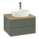V&B Meuble sous lavabo sans structure de façade Antao 60x36x50cm, HL, WBP hon. Oa, le g. m Lac-1