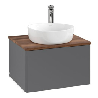 V&B Meuble sous lavabo sans structure de façade Antao 60x36x50cm, HL, WBP w wa, Anthrac. m Lac