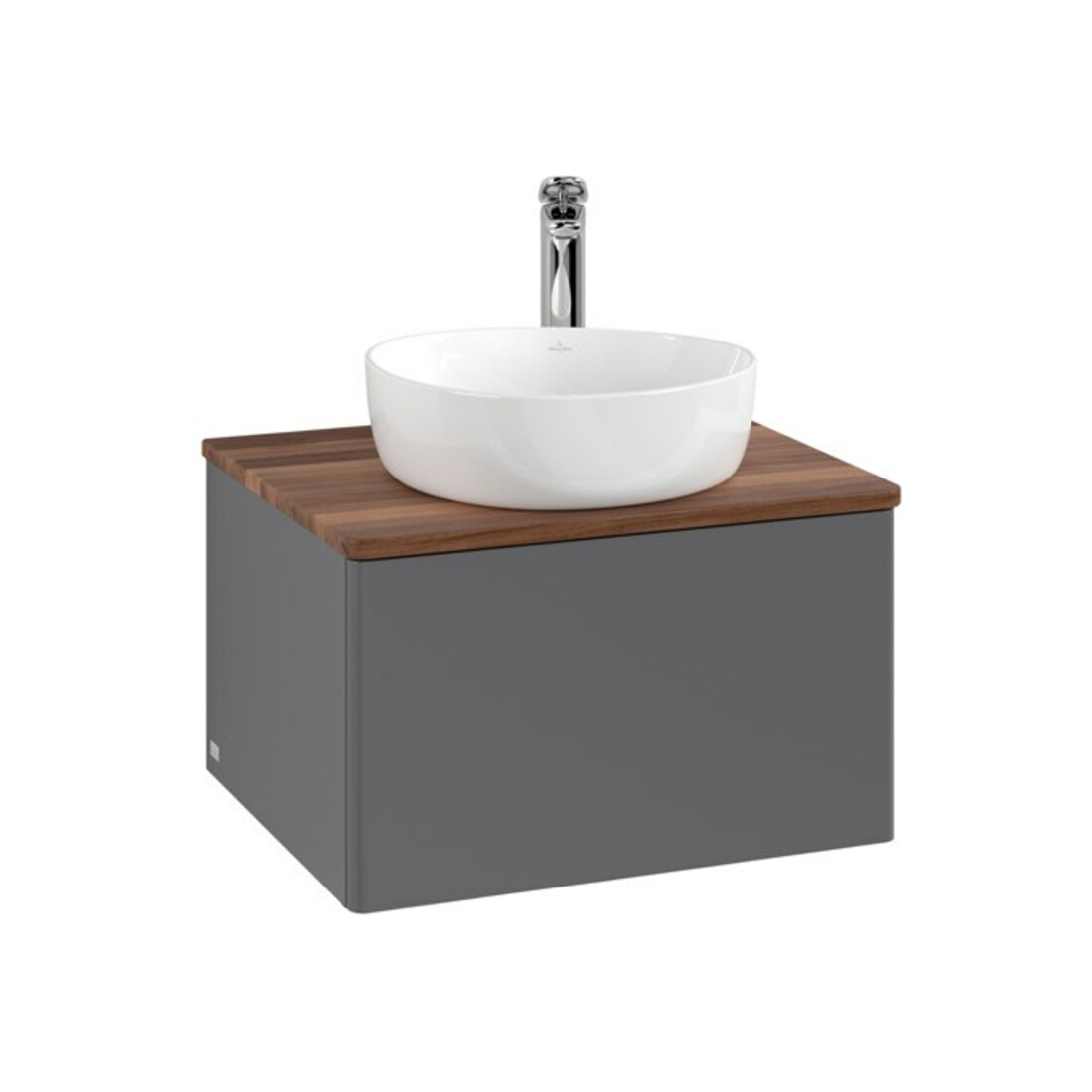 V&B Meuble sous lavabo sans structure de façade Antao 60x36x50cm, HL, WBP w wa, Anthrac. m Lac