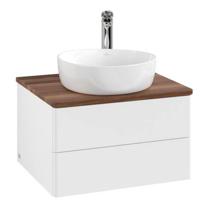 V&B Meuble sous lavabo sans structure de façade Antao 60x36x50cm, HL, WBP w. wal, bl. m Lac