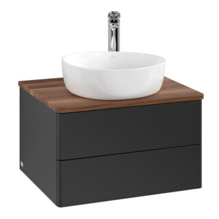 V&B Meuble sous-lavabo sans structure de façade Antao 60x36x50cm, HL, WBP w. wal, bla m Lac