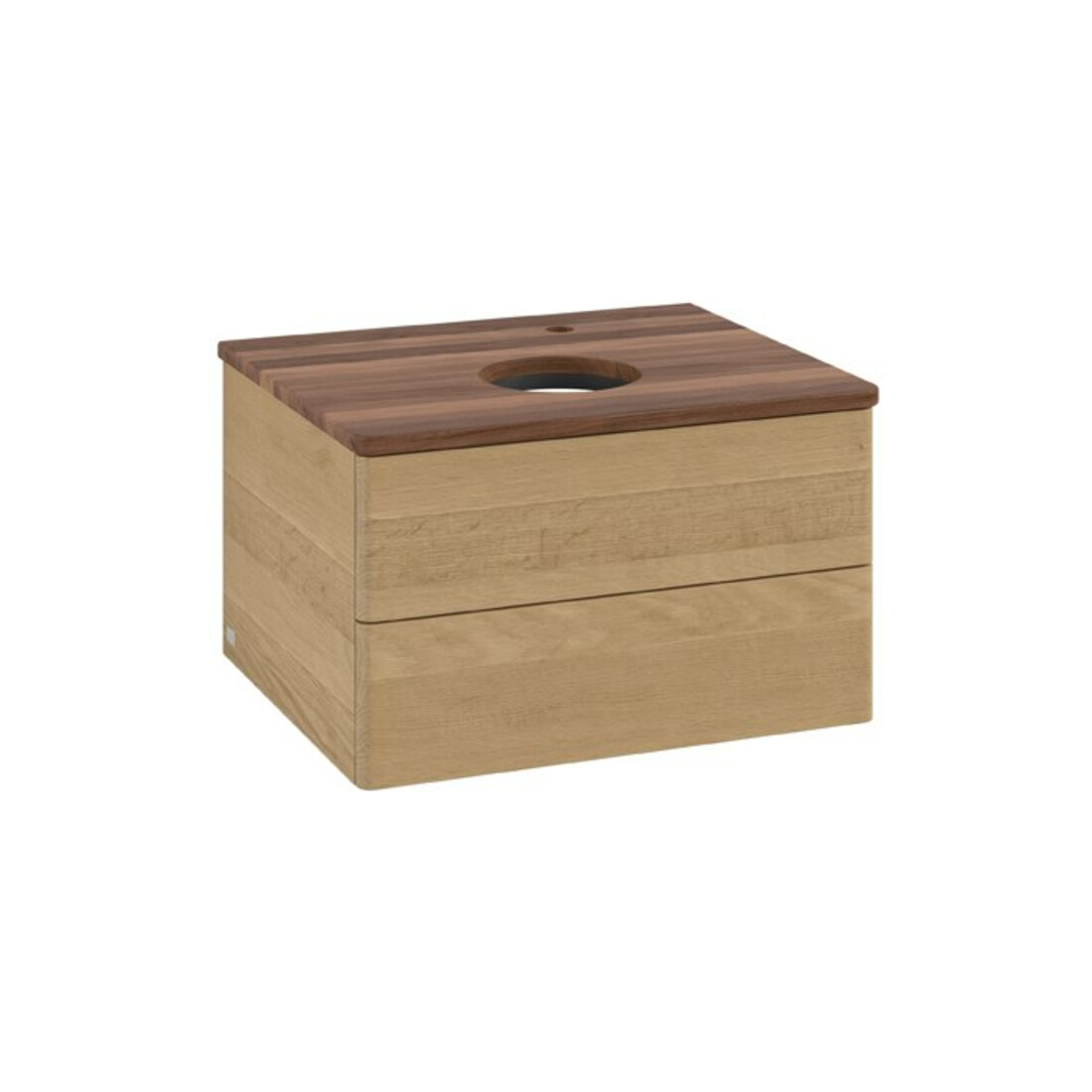 V&B Meuble sous lavabo sans structure de façade Antao 60x36x50cm, HL, WBP w. wal, hon. Oa
