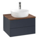 V&B Meuble sous lavabo sans structure de façade Antao 60x36x50cm, HL, WBP w. wal, md bl. m Lac-4