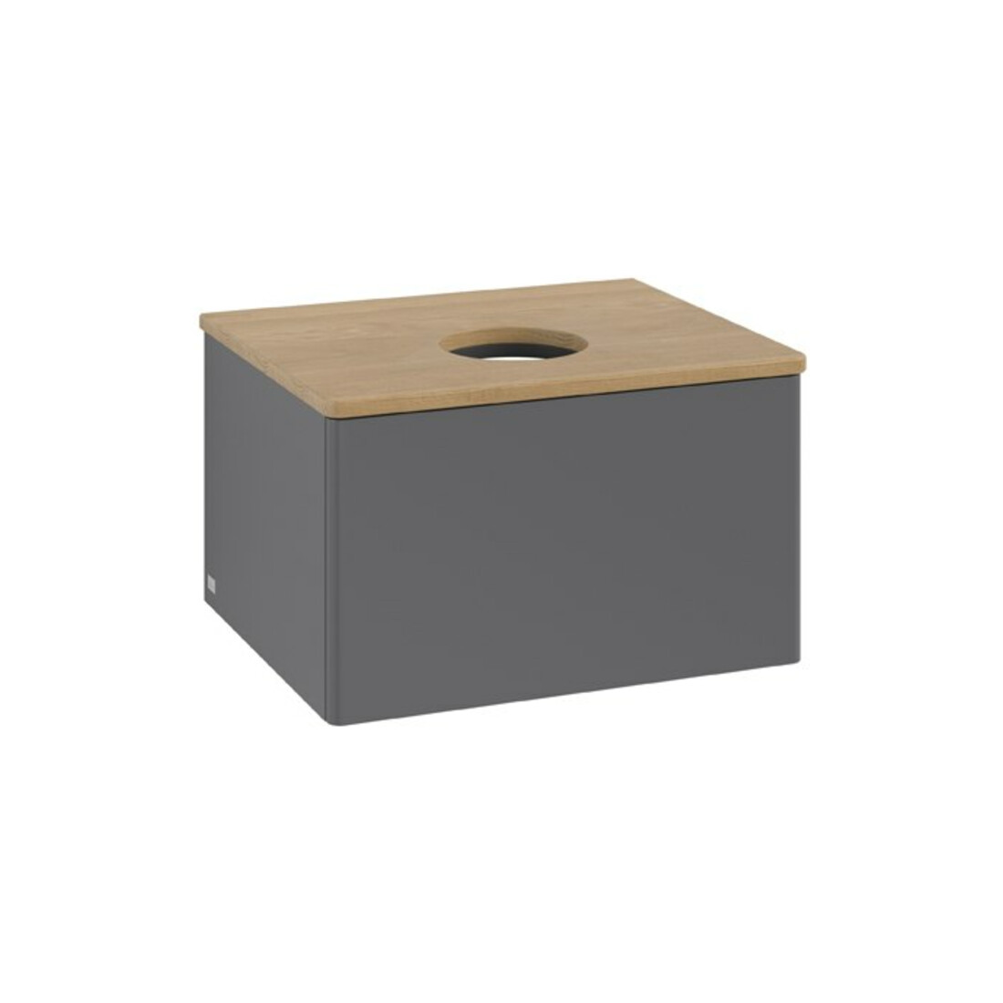 V&B Meuble sous lavabo sans structure de façade Antao 60x36x50cm, WBP hon. Oa, Anthrac. m Lac