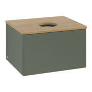 V&B Meuble sous lavabo sans structure de façade Antao 60x36x50cm, WBP hon. Oa, lea gre. m Lac-4