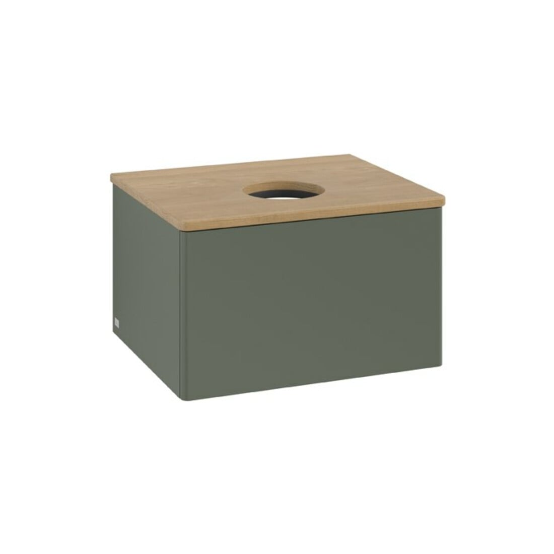 V&B Meuble sous lavabo sans structure de façade Antao 60x36x50cm, WBP hon. Oa, lea gre. m Lac